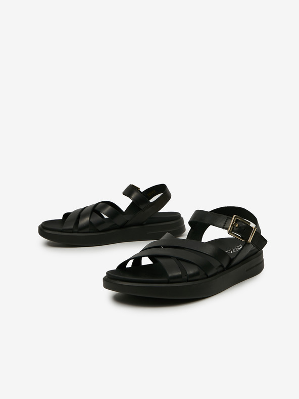 Geox Sandali donna neri in pelle Geox