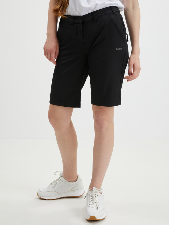 ALPINE PRO Pantaloncini ALPINE PRO BRELA donna nero