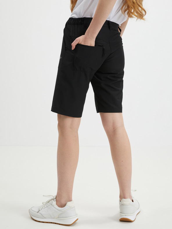 ALPINE PRO Pantaloncini ALPINE PRO BRELA donna nero
