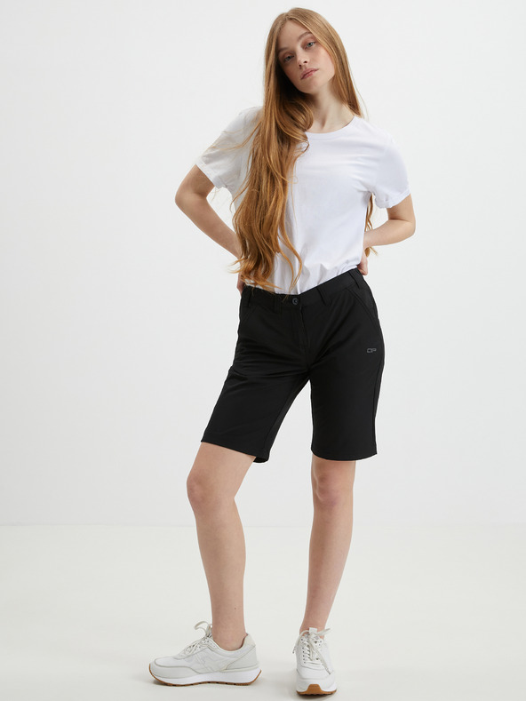 ALPINE PRO Pantaloncini ALPINE PRO BRELA donna nero