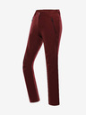 ALPINE PRO Pantaloni softshell da donna ALPINE PRO NUTTA rosso