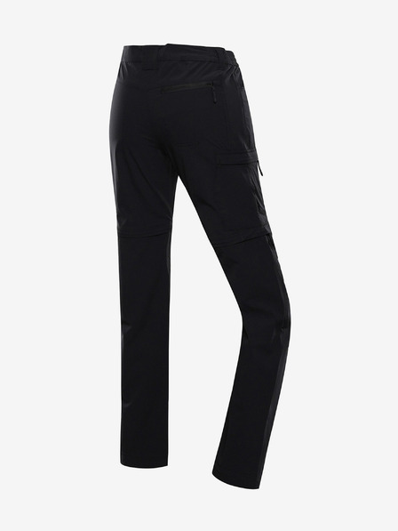 ALPINE PRO Pantaloni outdoor da donna con gambe staccabili ALPINE PRO NESCA nero
