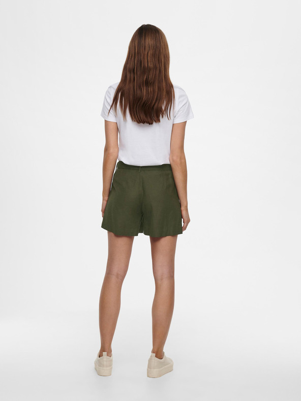 ONLY Pantaloncini kaki con cravatta ONLY Viva