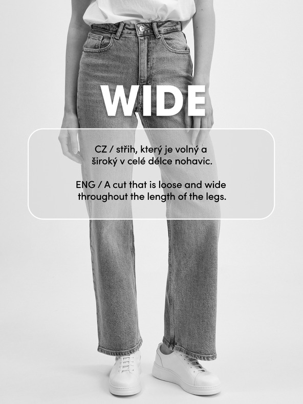 Scotch & Soda Jeans a gamba larga da donna blu chiaro Scotch & Soda