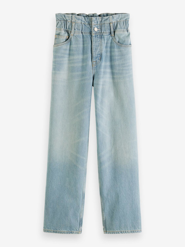 Scotch & Soda Jeans a gamba larga da donna blu chiaro Scotch & Soda