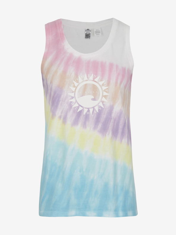 O'Neill Canotta O'Neill WOW TANKTOP rosa e turchese da donna