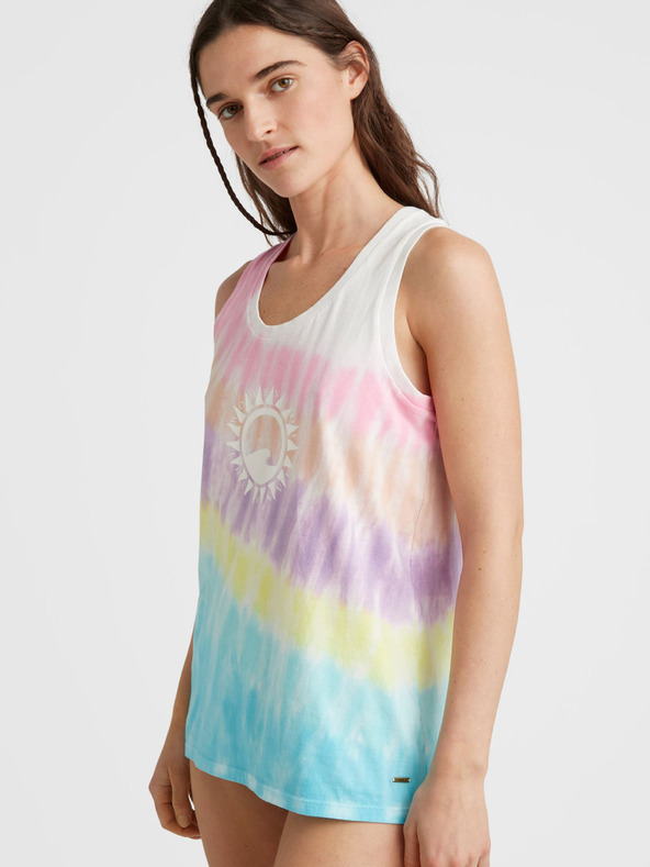 O'Neill Canotta O'Neill WOW TANKTOP rosa e turchese da donna
