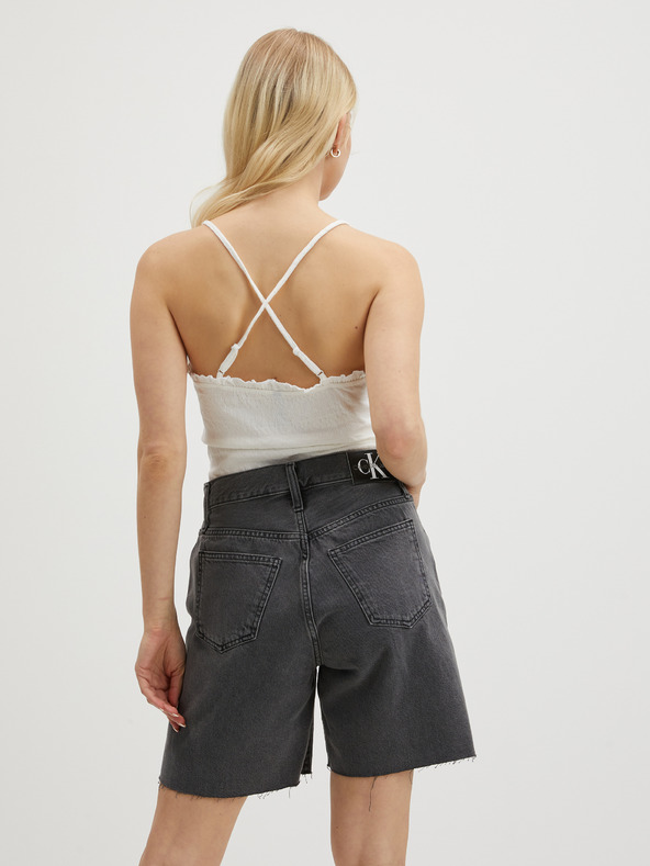 Pieces Body bianco da donna Pezzi Foglia