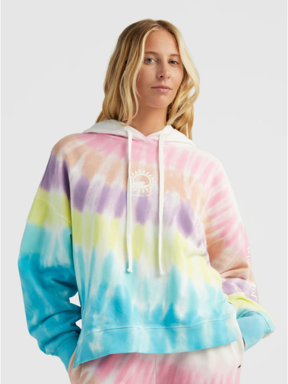 O'Neill Felpa O'Neill WOMEN OF THE WAVE HOODIE rosa e turchese da donna