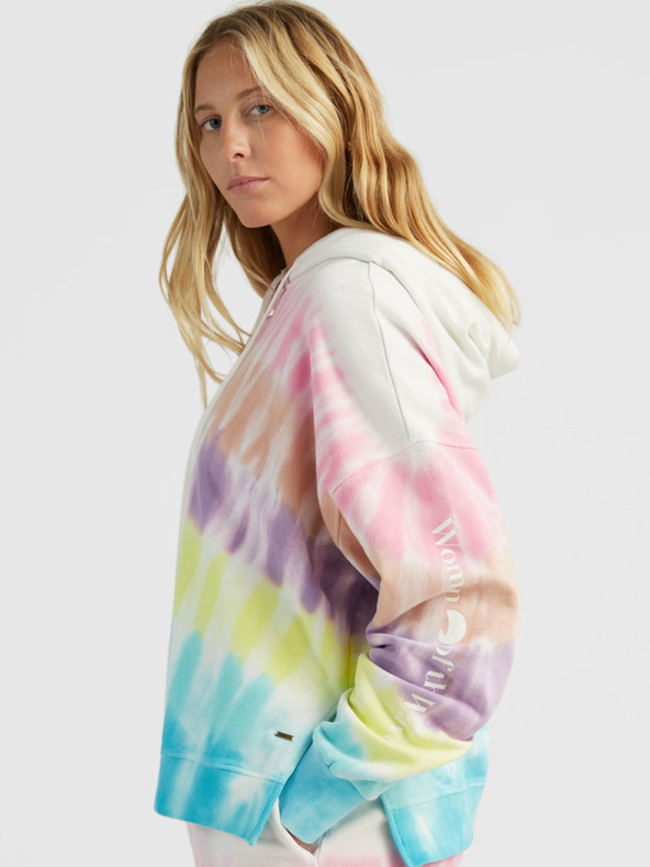 O'Neill Felpa O'Neill WOMEN OF THE WAVE HOODIE rosa e turchese da donna