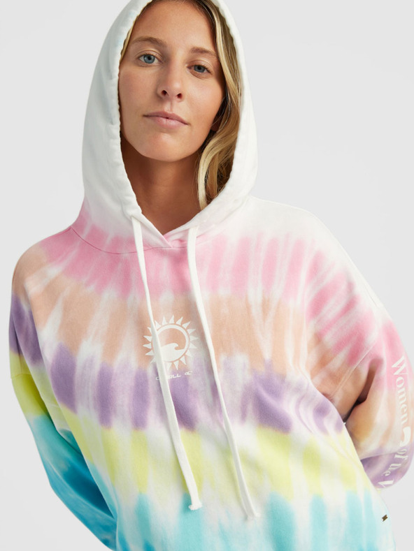 O'Neill Felpa O'Neill WOMEN OF THE WAVE HOODIE rosa e turchese da donna