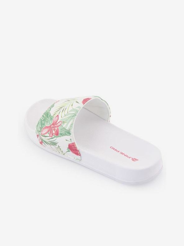 ALPINE PRO Pantofole bianche a fantasia da donna ALPINE PRO Barletta