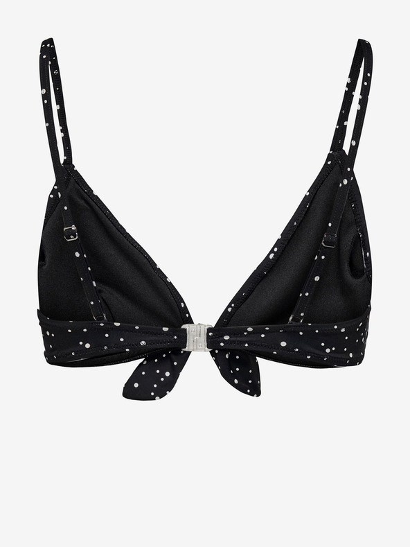 ONLY Top bikini nero a pois da donna ONLY Nitan
