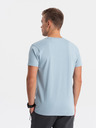 Ombre Clothing Maglietta blu chiaro da uomo Ombre Clothing