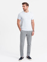 Ombre Clothing Pantaloni chino grigi da uomo Abbigliamento Ombre