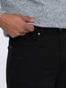 Ombre Clothing Pantaloni chino neri da uomo Ombre Clothing
