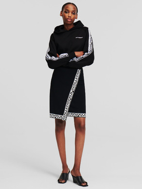 Karl Lagerfeld Logo Knit Skirt