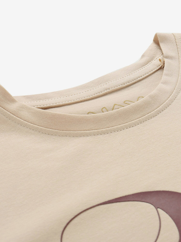 NAX Maglietta NAX NERGA beige da donna