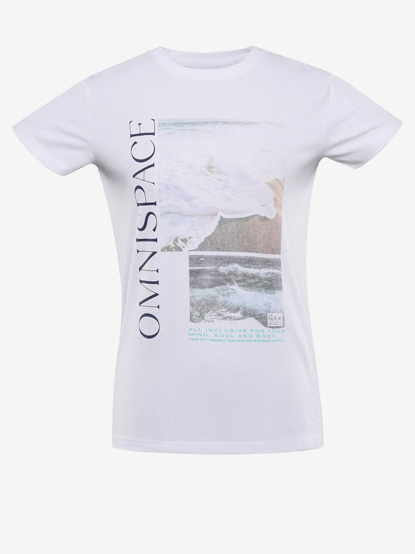 NAX Maglietta NAX NERGA bianca da donna