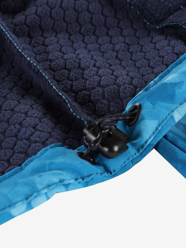 ALPINE PRO Giacca softshell blu da donna a fantasia ALPINE PRO HOORA