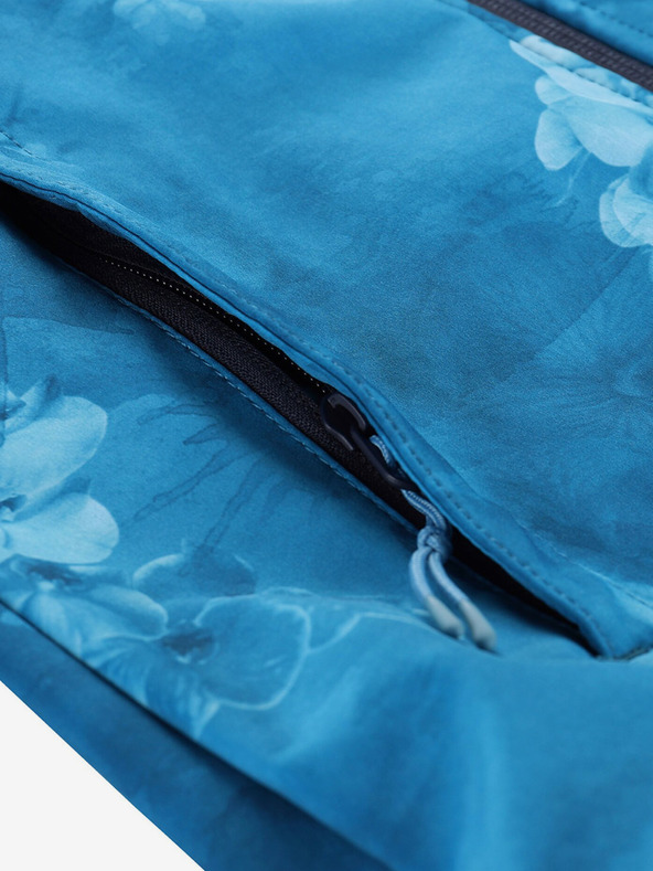 ALPINE PRO Giacca softshell blu da donna a fantasia ALPINE PRO HOORA