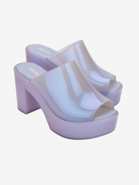 Melissa Pantofole con tacco da donna viola chiaro Melissa Mule AD