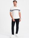 Ombre Clothing Polo bianca da uomo Ombre Clothing