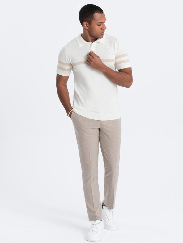 Ombre Clothing Polo da uomo crema Abbigliamento Ombre