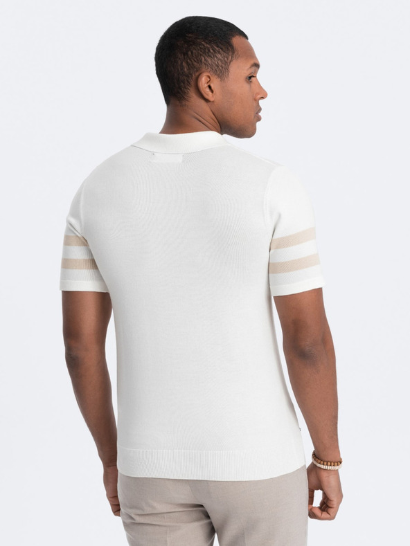 Ombre Clothing Polo da uomo crema Abbigliamento Ombre