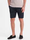 Ombre Clothing Pantaloncini da uomo blu scuro con tasche Ombre Clothing