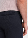 Ombre Clothing Pantaloncini da uomo blu scuro con tasche Ombre Clothing