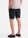 Ombre Clothing Pantaloncini da uomo blu scuro con tasche Ombre Clothing