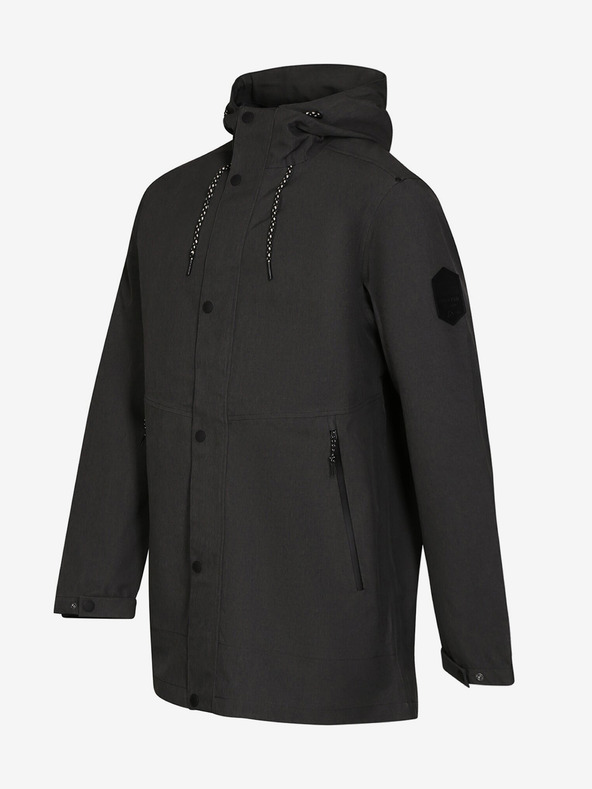 ALPINE PRO Cappotto grigio da uomo con membrana PTX ALPINE PRO Perfet