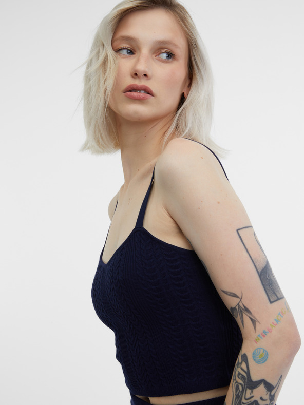 Orsay Top donna blu scuro ORSAY