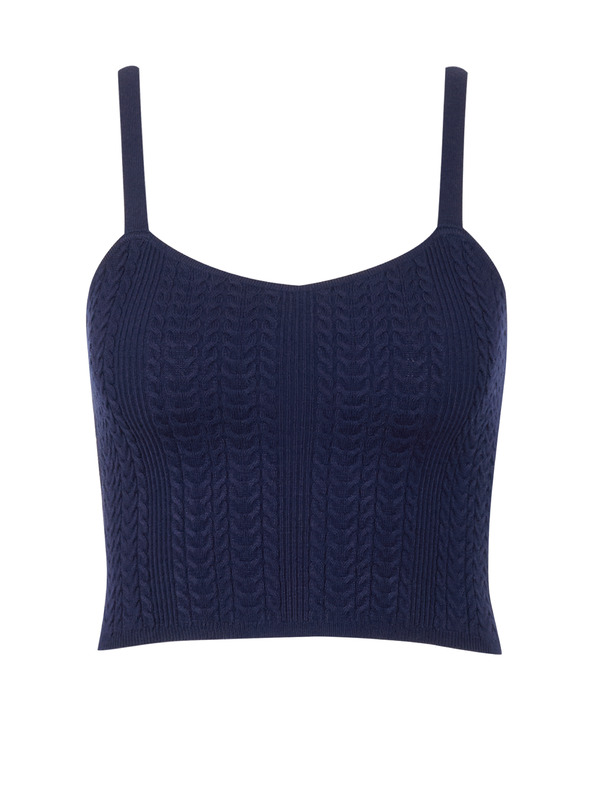 Orsay Top donna blu scuro ORSAY