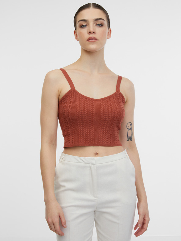Orsay Top donna marrone ORSAY