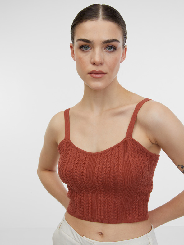 Orsay Top donna marrone ORSAY