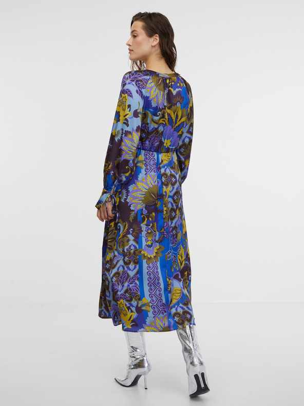 Orsay ORSAY midi in raso fantasia donna blu