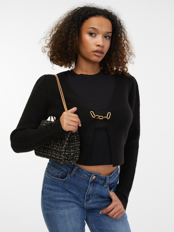 Orsay Cardigan nero in lana ORSAY