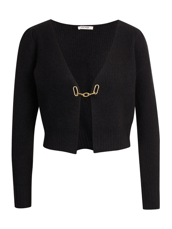 Orsay Cardigan nero in lana ORSAY