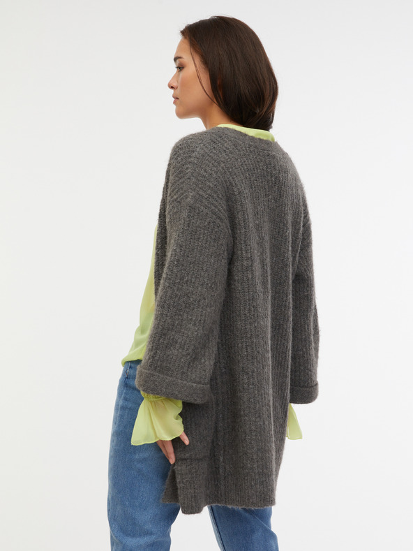 Orsay Cardigan oversize da donna grigio scuro ORSAY