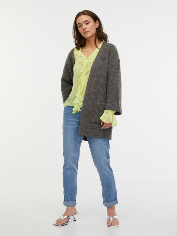 Orsay Cardigan oversize da donna grigio scuro ORSAY