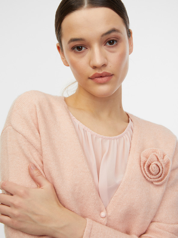 Orsay Cardigan da donna albicocca in misto lana ORSAY