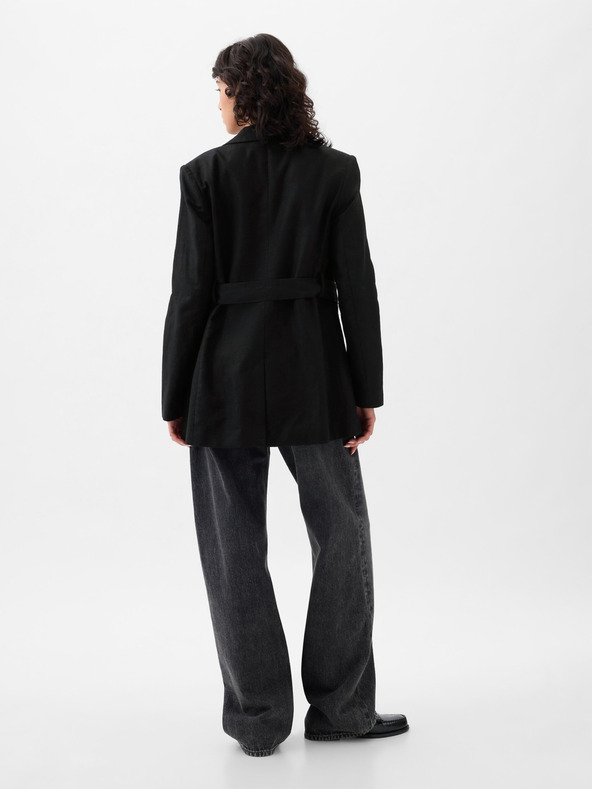 GAP Giacca in lino con cintura GAP