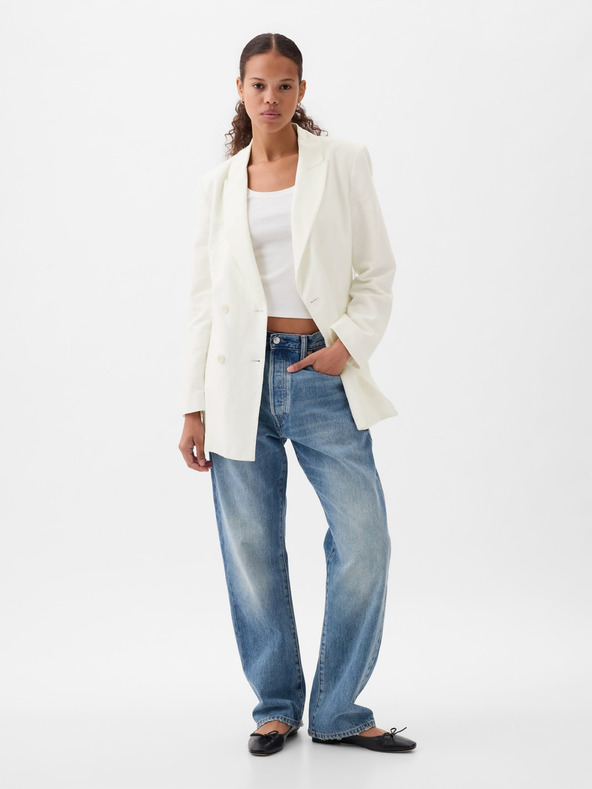 GAP Blazer in lino con cintura GAP