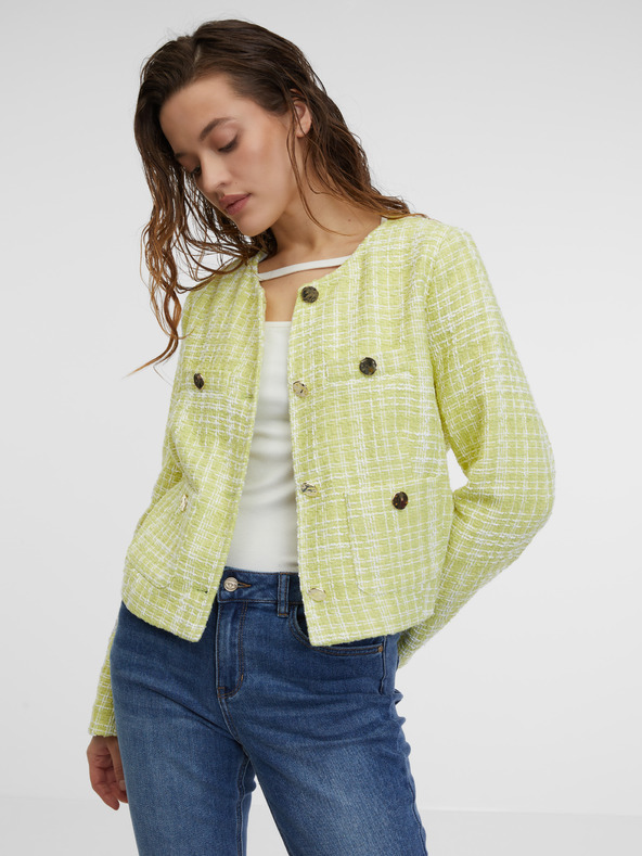 Orsay ORSAY Giacca in tweed da donna verde chiaro