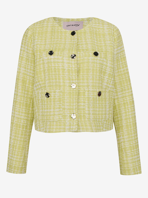 Orsay ORSAY Giacca in tweed da donna verde chiaro