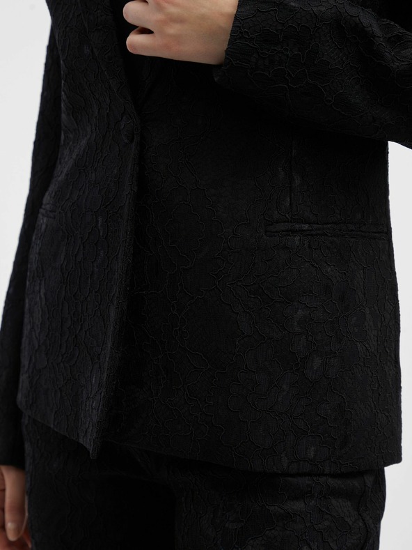 Orsay Giacca nera da donna a fantasia ORSAY