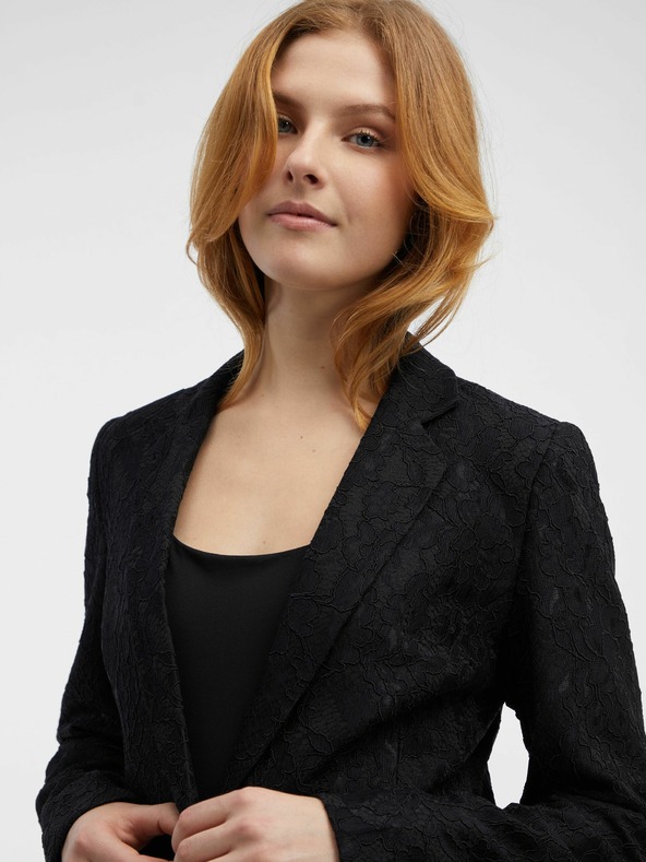 Orsay Giacca nera da donna a fantasia ORSAY