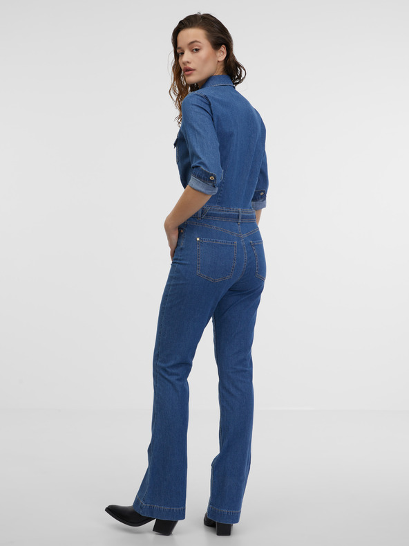 Orsay Tuta da donna blu in denim ORSAY